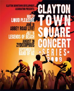 Clayton Concert Series poster